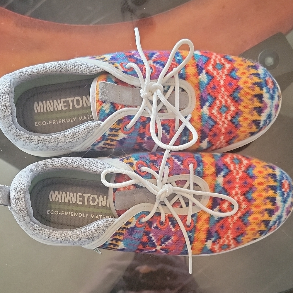 Minnetonka Colorful Patterned Shoes